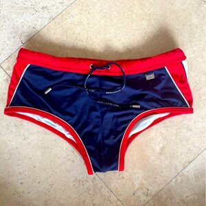 Dolce & Gabanna Beachwear Men’s High Waist Swim Briefs Sz M